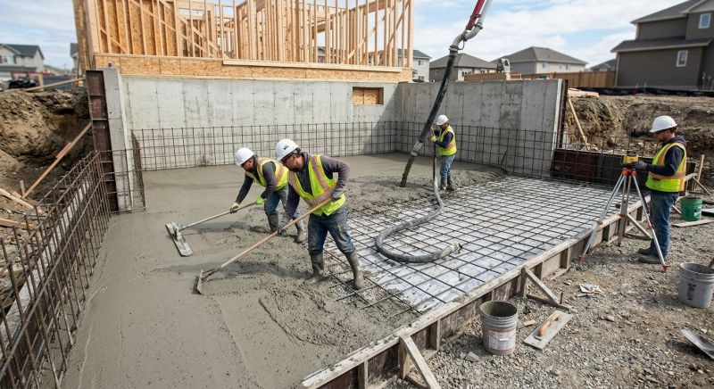Basement Concrete Installation in Elgin, SC