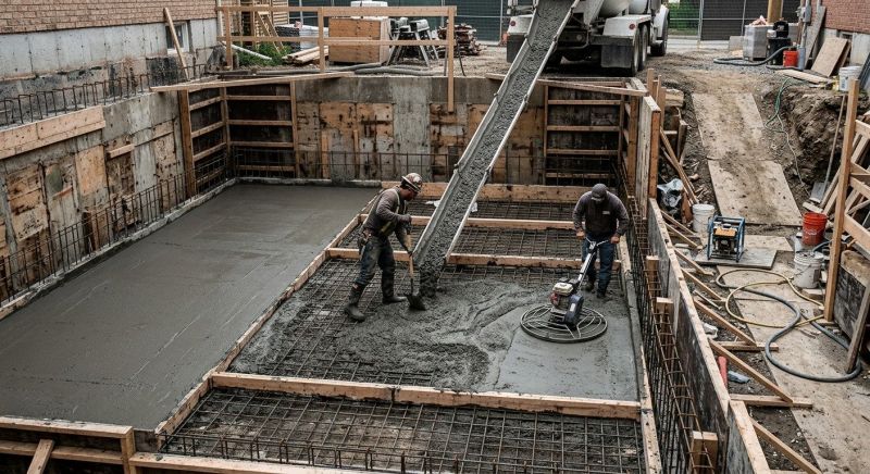 Basement Concrete Installation in Winnsboro, SC