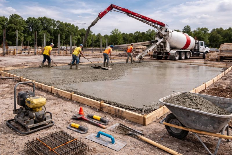 Commercial Slab Construction in Lexington, SC