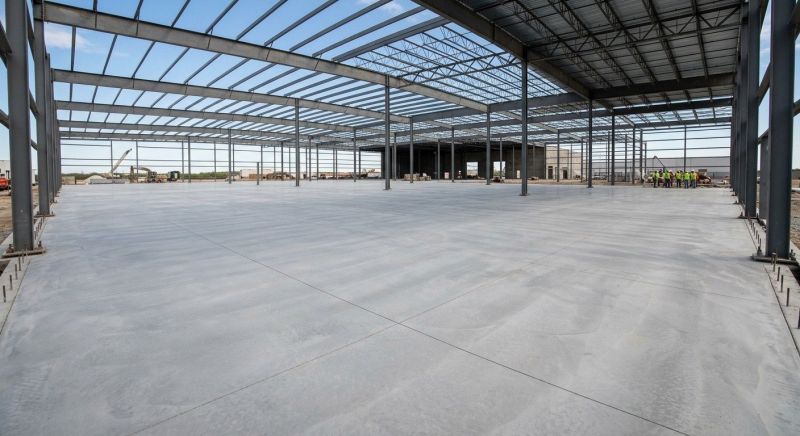 Commercial Slab Installation in Camden, SC