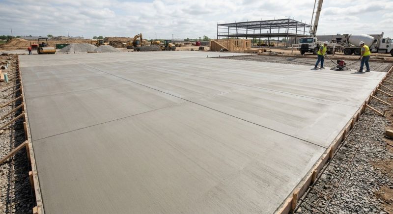 Commercial Slab Installation in Columbia, SC
