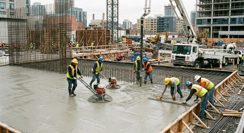 Commercial Slab Installation in West Columbia, SC