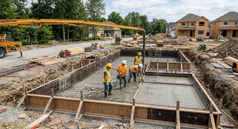 Concrete Foundation Installation in West Columbia, SC