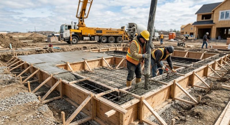 Foundation Wall Pouring in Elgin, SC