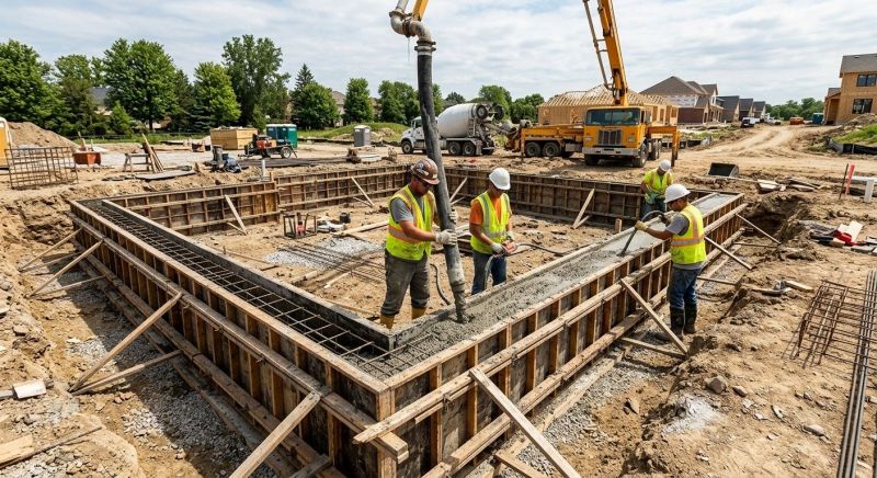 Foundation Wall Pouring in Irmo, SC