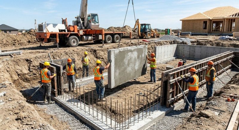 Foundation Wall Pouring in Columbia, SC